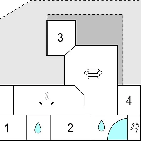 別荘 Pet Friendly Home In Toftlund With Sauna
